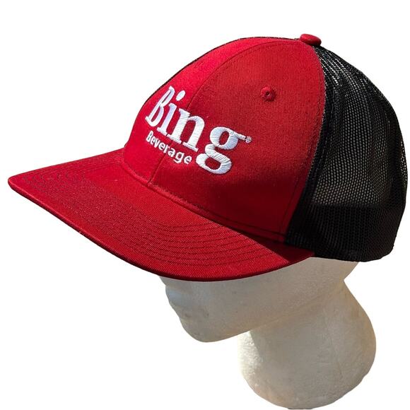 Red Bing Men's Hat - Picture 2 of 5